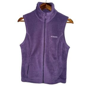 Purple Columbia Sportswear Fleece Vest Size M